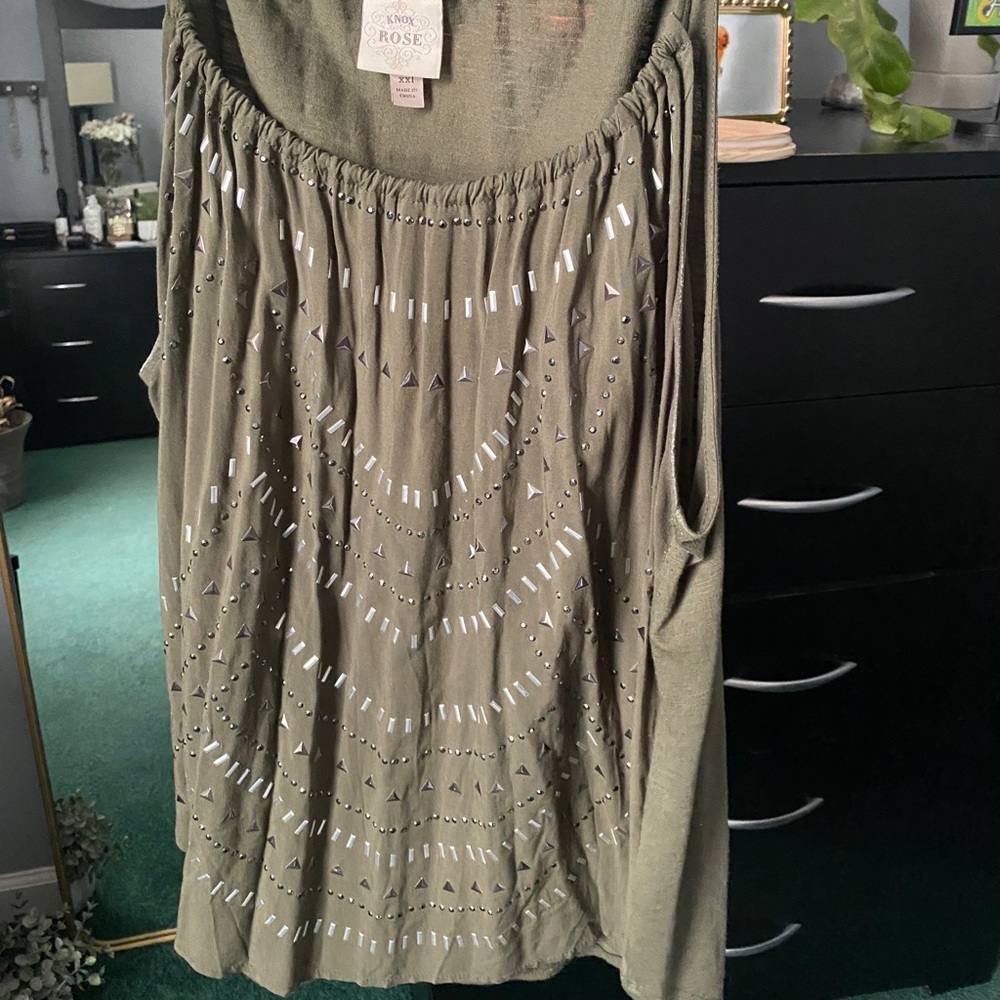 Knox Rose studded tank top